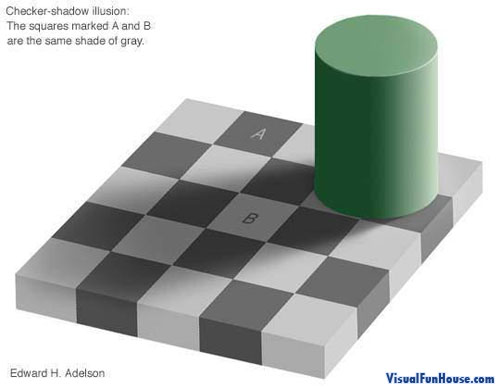 Chequer-shadow Illusion