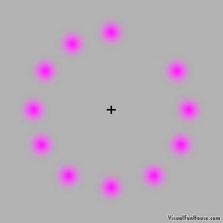 Disappearing Dots Illusion