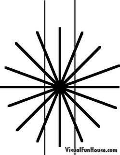 Bent lines Optical Illusion