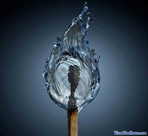 Match Water Flame