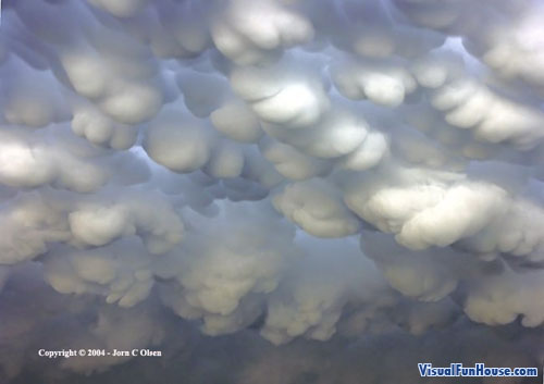Mammatus Clouds Optical Illusion 2