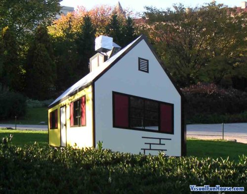 Lichtenstein House Optical Illusion
