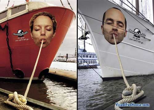 Mondo Pasta Boat Advertisement