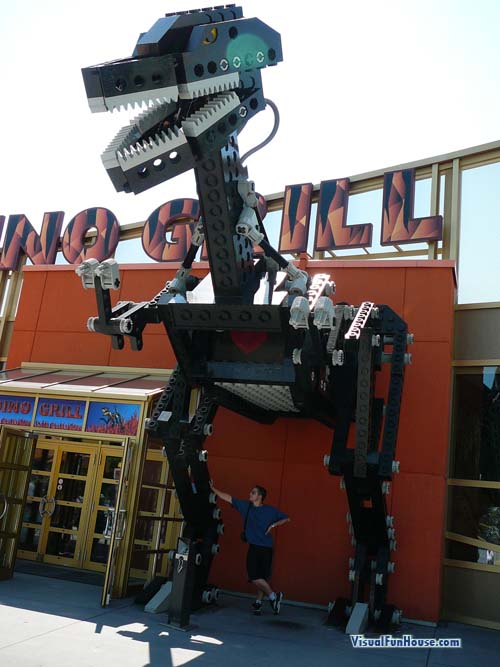 Giant Lego T-Rex Dinosaur